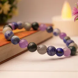 Divine souvenirs Unisex Artificial Beaded Elasticated Bracelet-picture-28