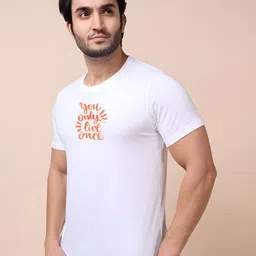 SZN Men Typography Printed Round Neck Slim Fit T-shirt image 4