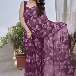 PAYAL CREATION Floral ArtSilk Bandhani Saree-image-66