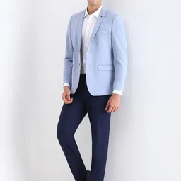 Allen Solly Self-Design Slim-Fit Single-Breasted Formal Blazer image 5