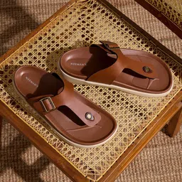 NEEMANS Men Leather Fashion Sandals-picture-26