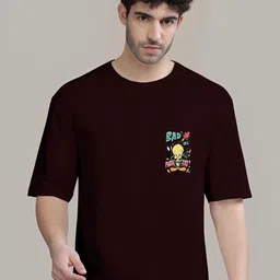 Kushi Flyer Men Naruto Graphic Printed Round Neck Relaxed Fit T-shirt-picture-36
