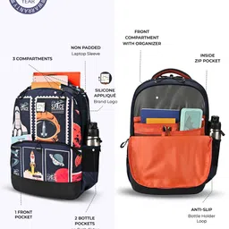 Gear Unisex Colourblocked Backpack image 4