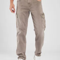 SPYKAR Men Light Fade Stretchable Jeans image 1