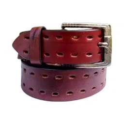 PERKED Men Textured Leather Belt-picture-12