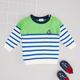 Pantaloons Baby Boys Striped Pullover Sweaters-picture-38