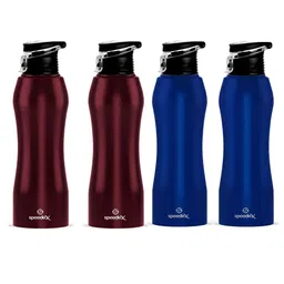 Speedex Maroon & Blue 4 Pieces Stainless Steel Water Bottle - 1000 ml Each-picture-40