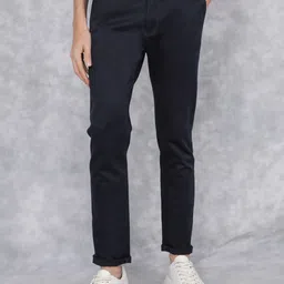 Crimsoune Club Men Smart Slim Fit Chinos Trousers-image-68