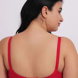 Fabme Pack Of 4 Full Coverage Non Padded Everyday Bra image 4