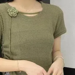 StyleCast Women Self Design Round Neck Top image 2