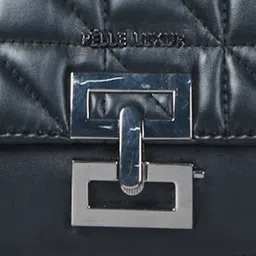 PELLE LUXUR Women Solid Structured Sling Bag image 4