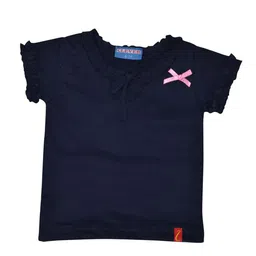 CLEVER Girls Pack Of 2 Round Neck Ruffles Top image 3