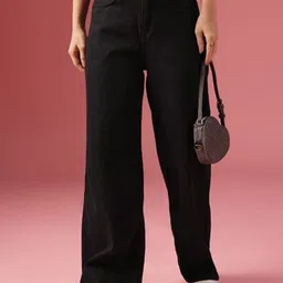 AKACY Women Solid Jean Straight Fit High-Rise Jeans-image-49