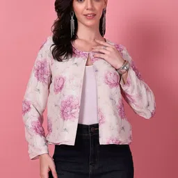 Nomad Lifestyle Women Floral Open Front Jacket-picture-25