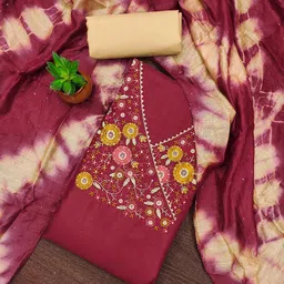 SAINOOR Embroidered Unstitched Dress Material-picture-41