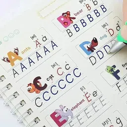 srbk fashion A4 Large Size Magic New Plus-Version Reusable Practice Copybook For Kids-picture-12