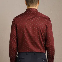 Louis Philippe Floral Printed Cotton Formal Shirt image 3