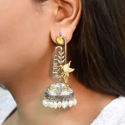 NAMAN ARTS Contemporary Jhumkas Earrings image 4