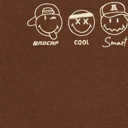 Fame Forever by Lifestyle Boys Typography Printed Applique T-shirt image 2