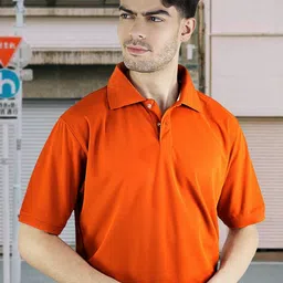 ARTYSKA Men Solid Performance Polo Collar T-shirt image 4