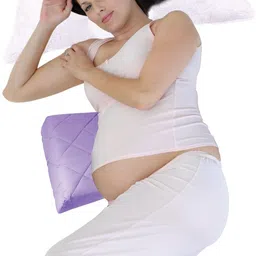get it PU Foam Diamond Quilt Pregnancy Pillow Pack of 1 image 3