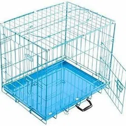 dogtrust Single-Door Folding Metal Dog 18 Inch Cage with Paw Protector Cage Seed Catcher-picture-19