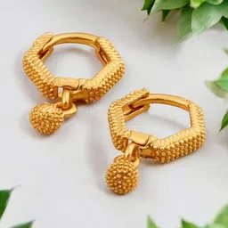 SHREE KRISHNA SHOPPING Gold-Plated Brass Earrings-picture-37