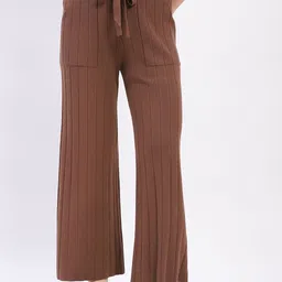 Global Republic Women Striped Straight Fit High-Rise Trousers-picture-27