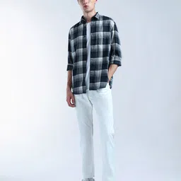 Flying Machine Men Checked Casual Shirt image 3