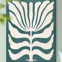 SAF Green Canvas Wall Paintings image 4