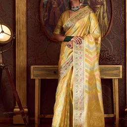 Dori Woven Design Zari Banarasi Saree-picture-28