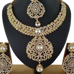 VATSALYA creation Women WhiteJewellery Set-picture-15