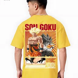 megakart Son Goku Legacy Oversized T-Shirt Saiyan Power Streetwear image 4