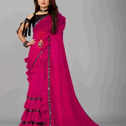 Flip The Style Pure Georgette Saree-image-65