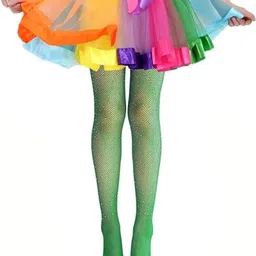 NESKA MODA Girls Glitter Fishnet Stockings-picture-43