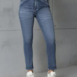 4WRD by Dressberry Women Skinny Fit Mid-Rise Heavy Fade Stretchable Jeans-image-97