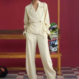 Muvazo Women Polyester Open Front Jacket-picture-11