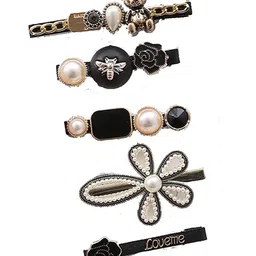 SHREEWATCHES Women Set Of 11 Embellished Korean Claw Clip image 4