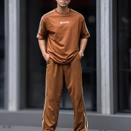 Maniac Men Typography Printed Round Neck Cotton Oversized T-shirt image 5