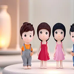 Flenzy Multicoloured Figurine Showpiece image 3