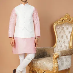 Wintage Men Regular Pure Cotton Kurta with Pyjamas image 1