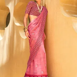 Anouk Ethnic Motifs Bagru Saree-picture-32