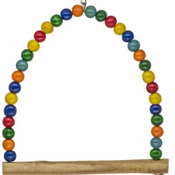 Awesome Bird Perch Swing Bird Ladder Toy For Big Birds, Macaw, African Grey Pet Toy, Parrot, Cage Accessories, Resting Toy & Wooden Training Aid For Bird & Parrots Wooden Chew Toy, Training Aid, Perch For Bird-image-26