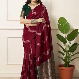 ZIKARAA Woven Design Saree-picture-12
