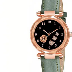 SZN Women Dial & Leather Straps Analogue Watch LD GreenSZNN36514413-image-69