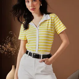 STREET 9 Striped Cotton Top-picture-28