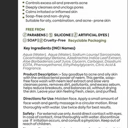 Be Purely You Neem Face Wash- 120 ml image 3