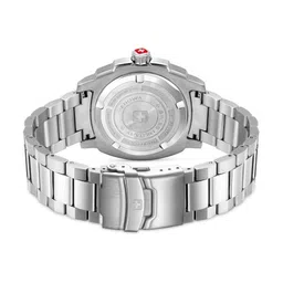 SWISS MILITARY HANOWA Men Dial & Stainless Steel Bracelet Style Straps Analogue Watch SMWGH0007101 image 3