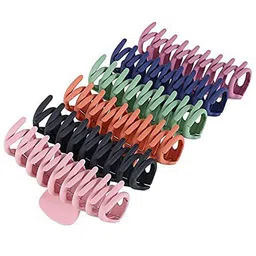 LEKZOW Women Set of 3 Comb shape matt Finished Hair Claw Clip-picture-15