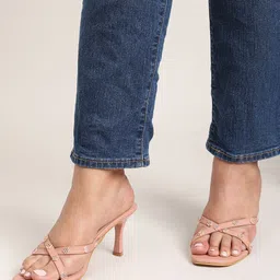 Nysah Embellished Leather Party Comfort Sandals with Buckles-picture-36